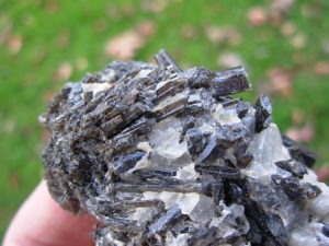 Wolframite in Quartz Cumbria UK