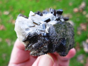 Wolframite in Quartz Cumbria UK