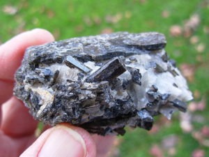 Wolframite in Quartz Cumbria UK