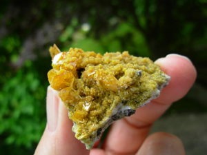 Wulfenite and Mimetite from the Tiger Mines, AZ