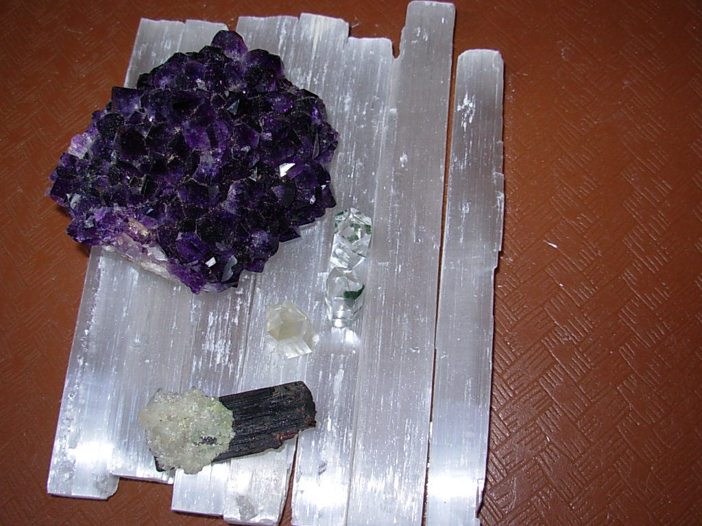 Selenite Logs from Morocco Pack of 7 each