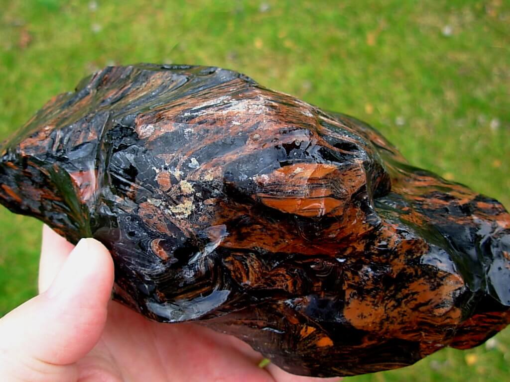 Mahogany Obsidian Rough