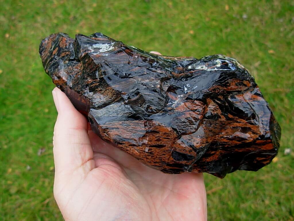 Mahogany Obsidian Rough