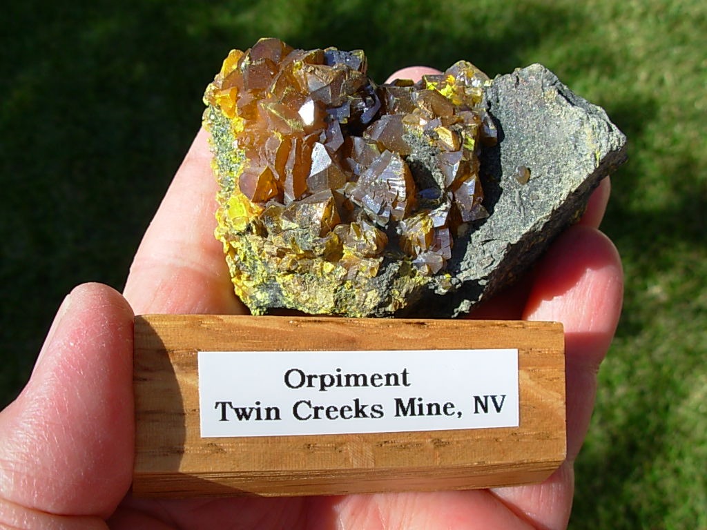 Orpiment Twin Creeks Mine, Nevada