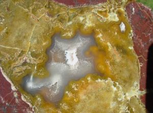 Rare XL Black Rock Desert Thunderegg Polished Half