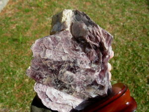 XL Lilac Purple Lepidolite Lithium Mica Crystal Cluster from Brazil