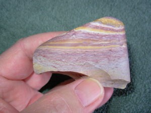 1 side shaped and smoothed Nevada Wonderstone from Wonderstone Mountain in Fallon, Nevada
