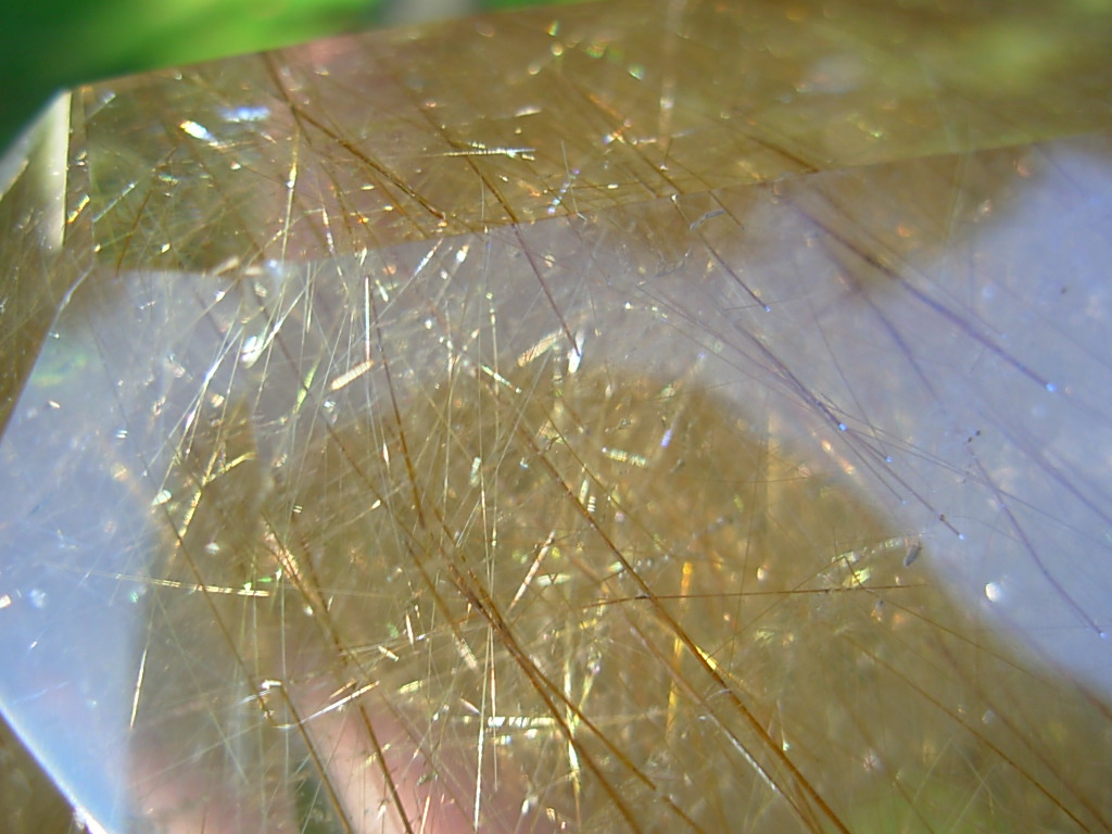 Natural Rutilated Smoky Quartz Crystal