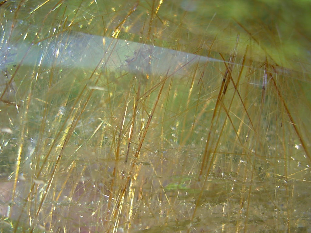 Polished Natural Rutilated Smoky Quartz Freeform from Brazil