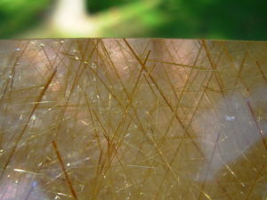 Polished Natural Rutilated Smoky Quartz Freeform from Brazil