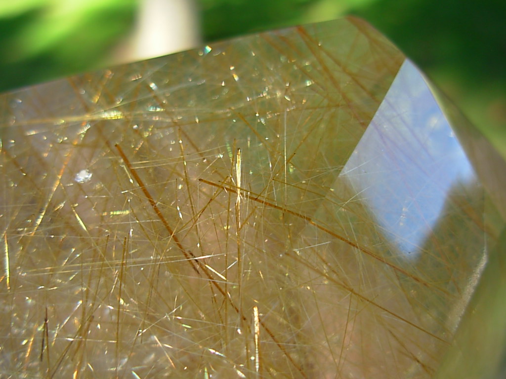 Polished Natural Rutilated Smoky Quartz Freeform from Brazil