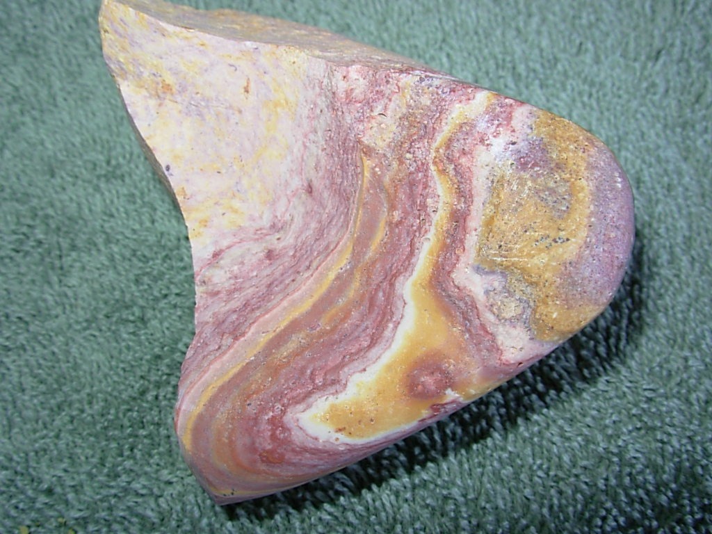 1 side shaped and smoothed Nevada Wonderstone from Wonderstone Mountain in Fallon, Nevada