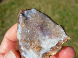 Reverse Scepter Amethyst Quartz Needle Plate