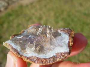 Reverse Scepter Amethyst Quartz Needle Plate