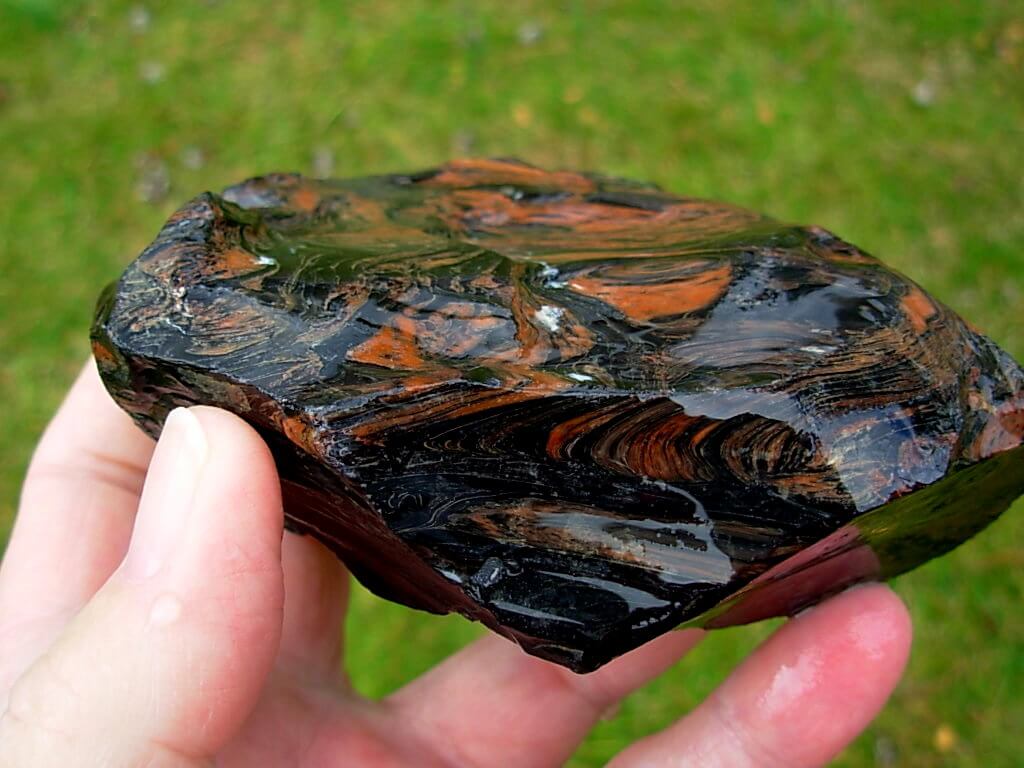 Mahogany Obsidian Rough
