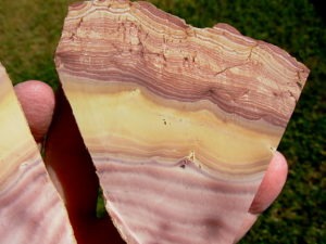 Pair with 2 sides cut Nevada Wonderstone from Wonderstone Mountain in Fallon, Nevada