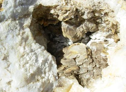 6lb Lewis County Missouri Pokerchip Calcite XL Geode