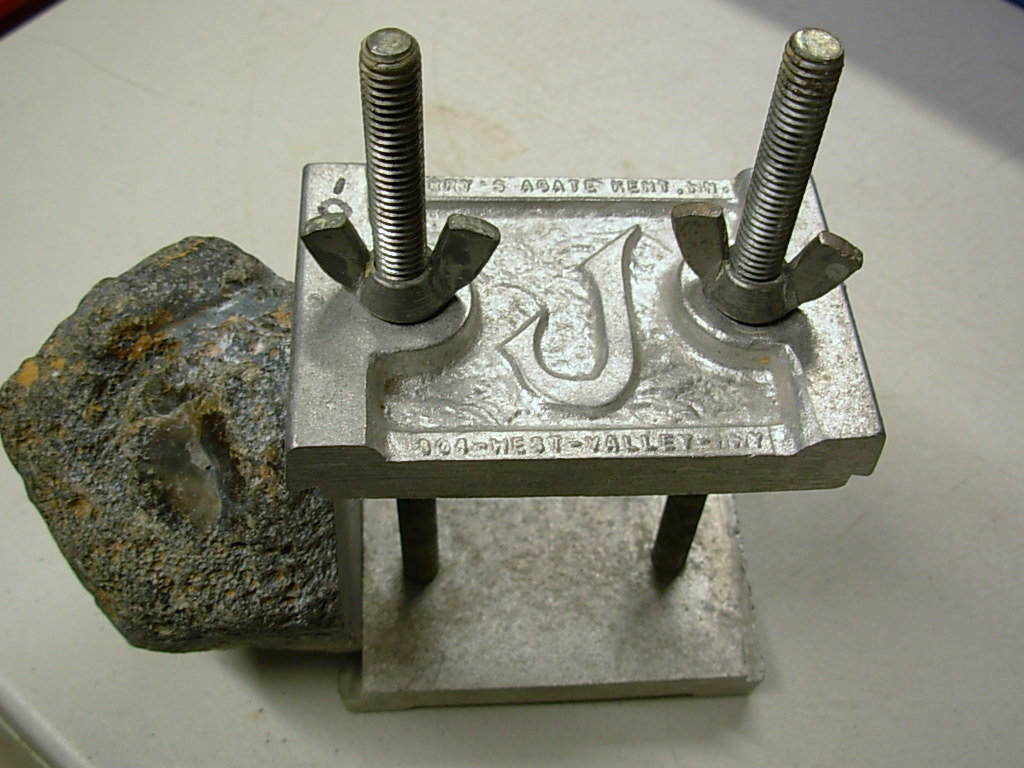 Original 1950's Jerrys Agate Shop Used Slab Grabber