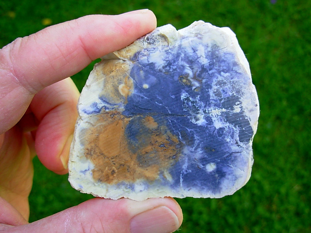 7.7mm Thick Opal Fluorite Display Slab