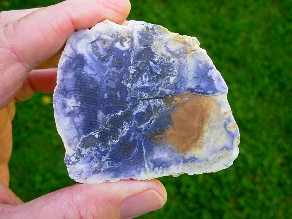 7.7mm Thick Opal Fluorite Display Slab