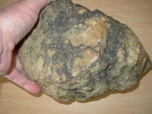 Hematite Influenced Crystal Geode Half from Arkansas