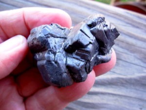 Bournonite Crystals from Mine Les Malines, Gard, France