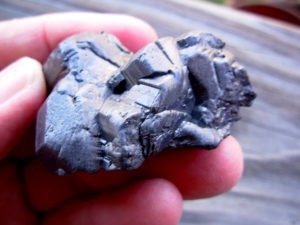 Bournonite Crystals from Mine Les Malines, Gard, France