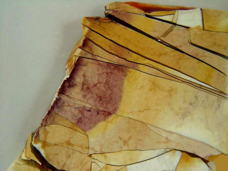 Large Brecciated Mookaite Polished Slab from Australia