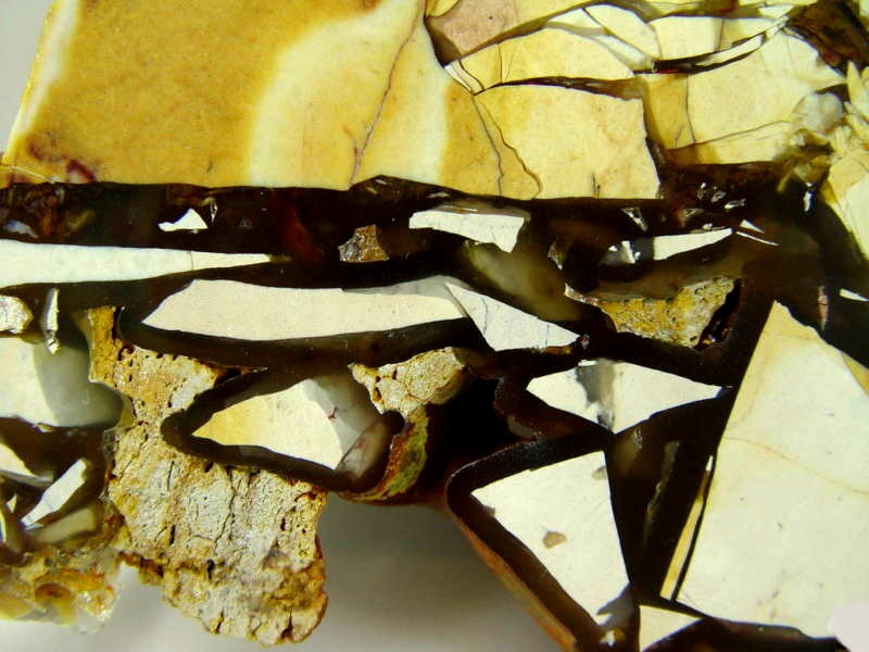 Large Brecciated Mookaite Polished Slab from Australia