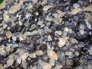 Old Stock 1960's Specimen Calcite on Sphalerite from the Elmwood Mine