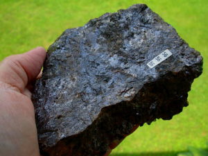 Old Stock 1960's Specimen Calcite on Sphalerite from the Elmwood Mine