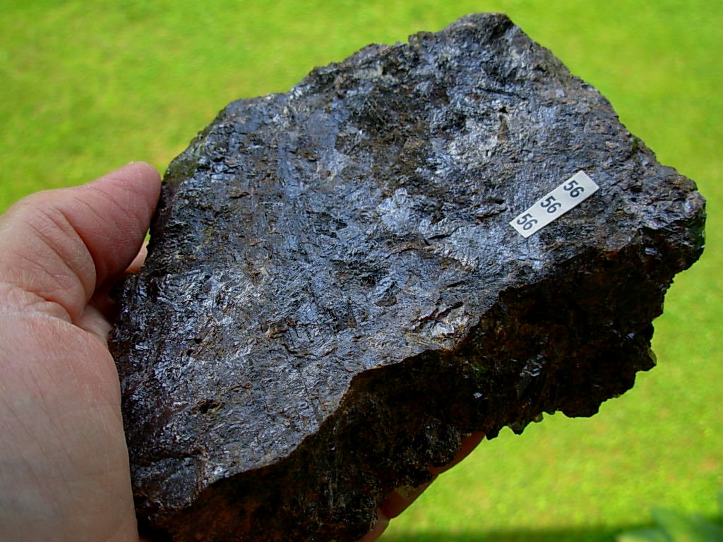 Old Stock 1960's Specimen Calcite on Sphalerite from the Elmwood Mine