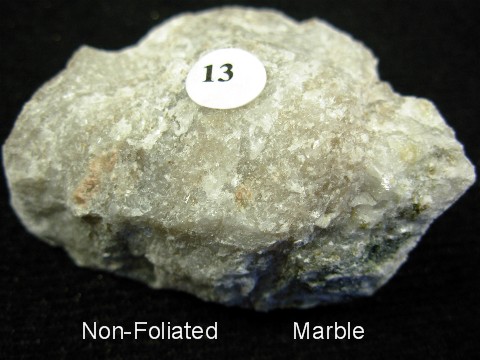 Non-Foiated marble