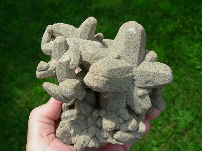 Rare Sand Selenite Formation from Mexico