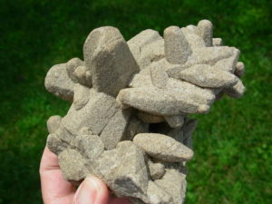 Rare Sand Selenite Formation from Mexico