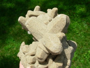Rare Sand Selenite Formation from Mexico