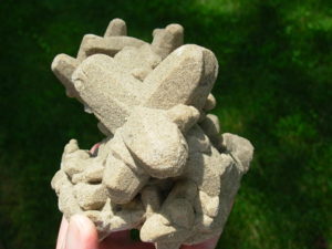 Rare Sand Selenite Formation from Mexico