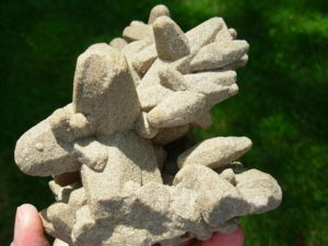 Rare Sand Selenite Formation from Mexico
