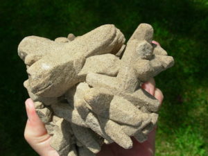 Rare Sand Selenite Formation from Mexico
