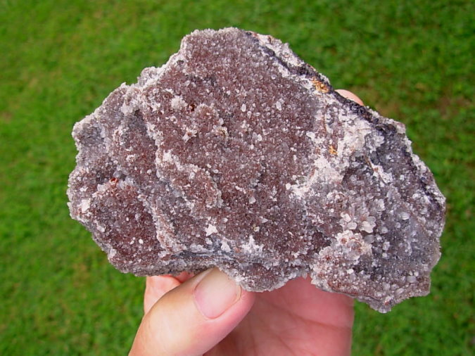 XL Sphalerite on drusy Quartz from Shuikoushan Mine, China
