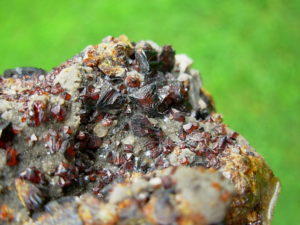 Rare Old Stock A+ Ruby Jack Sphalerite on Matrix from Missouri