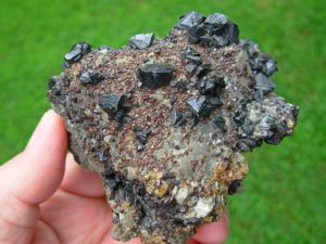 Rare Old Stock A+ Ruby Jack Sphalerite on Matrix from Missouri