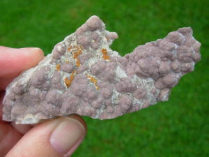 Botryoidal Lavender Drusi Quartz on Quartz Plate