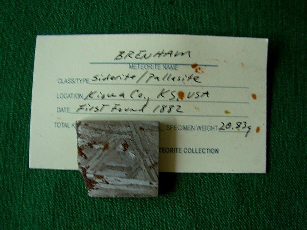 20.5g Brenham Siderite/Pallasite