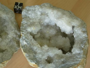 Stunning Quartz Crystal Geode ( Matched Pair) from Keokuk, Iowa
