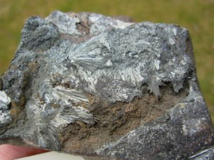 Pyrolusite from Alberta, Michigan