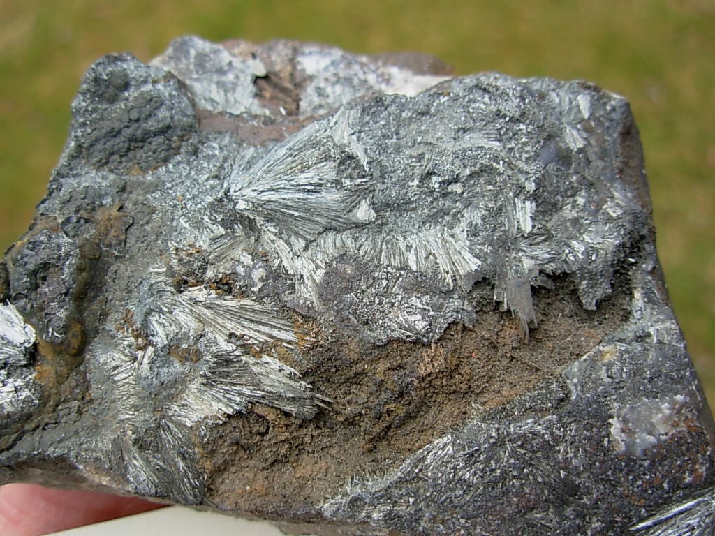 Pyrolusite from Alberta, Michigan