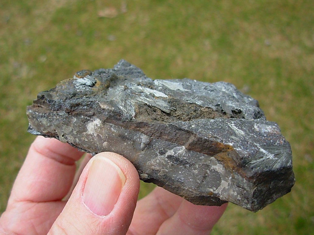 Pyrolusite from Alberta, Michigan
