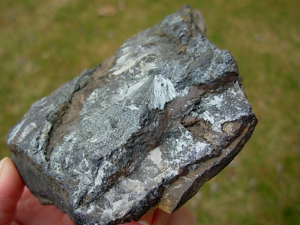 Pyrolusite from Alberta, Michigan