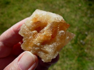 Exceptional Fluorescent Powellite from India